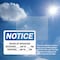 Signmission Hours Of Operation Receiving _ Am - _, 14 in W x Rectangle, Plastic OS-2PACK-NS-P-1014-L-13545 - alternate 6